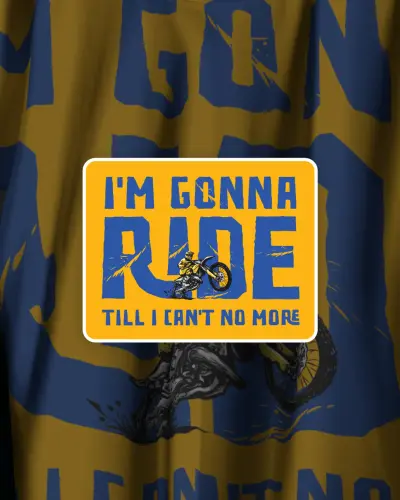 I'm gonna ride Sticker