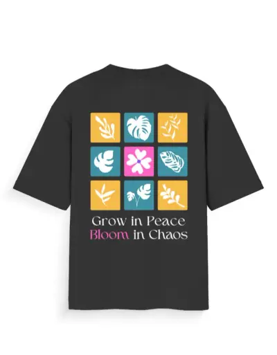 Grow and Bloom Unisex Oversized T-Shirt