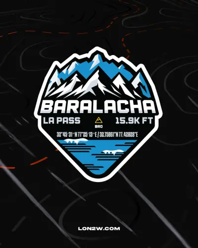 Baralacha La Pass Sticker