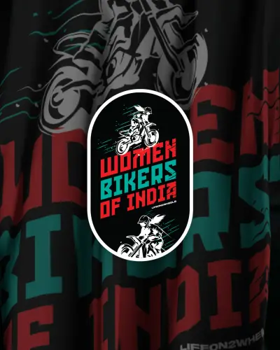 Women bikers of india Stickers