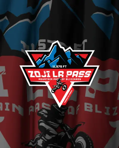 Zoji La pass Sticker