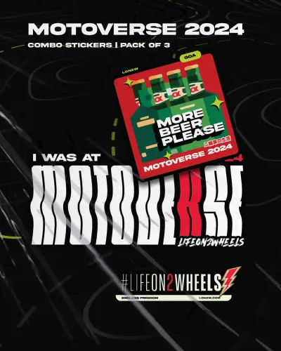 Motoverse 2024 Combo sticker - Pack of 3