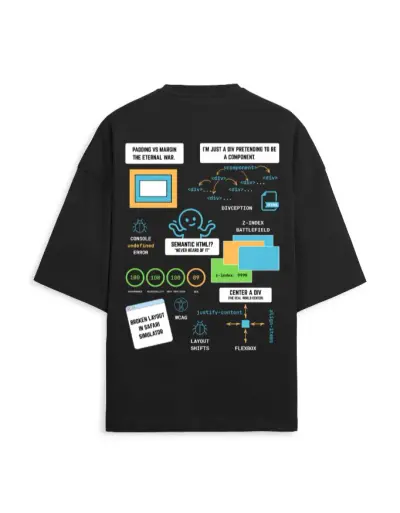 Frontend Developer Limited Edition Unisex Terry Oversized Tee