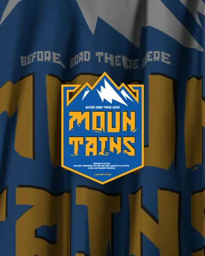 Mountains Sticker