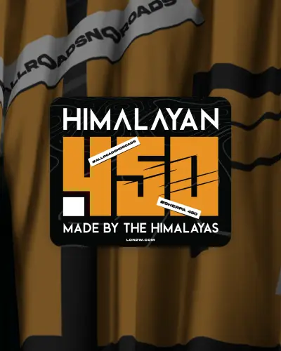 Himalayan 450 Sticker | Yellow