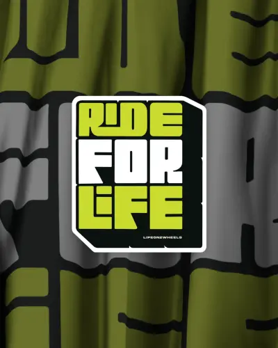 Ride for life Sticker