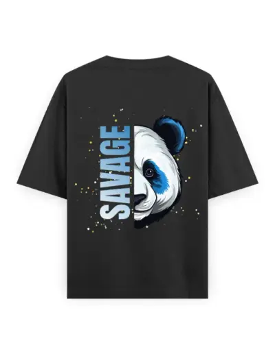 Savage Panda Unisex Oversized T-Shirt
