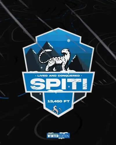 Spiti Valley Sticker | Winter edition