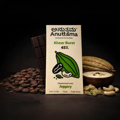 Kheer Burst |  45%  Cocoa |  Sweetened with Jaggery Dates