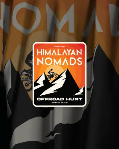 Himalayan nomads Sticker