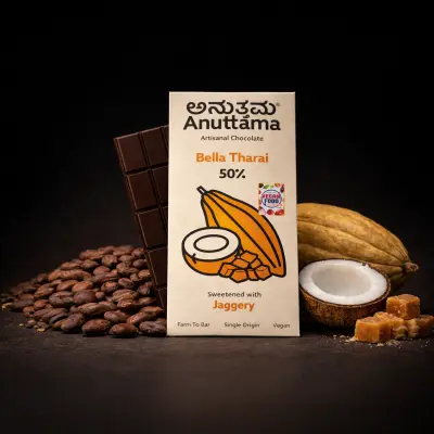 Bella Tharai |Jaggery and Coconut milk | 50% Dark |Sweetened with Jaggery