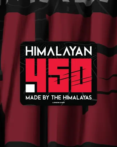 Himalayan 450 Sticker | Red