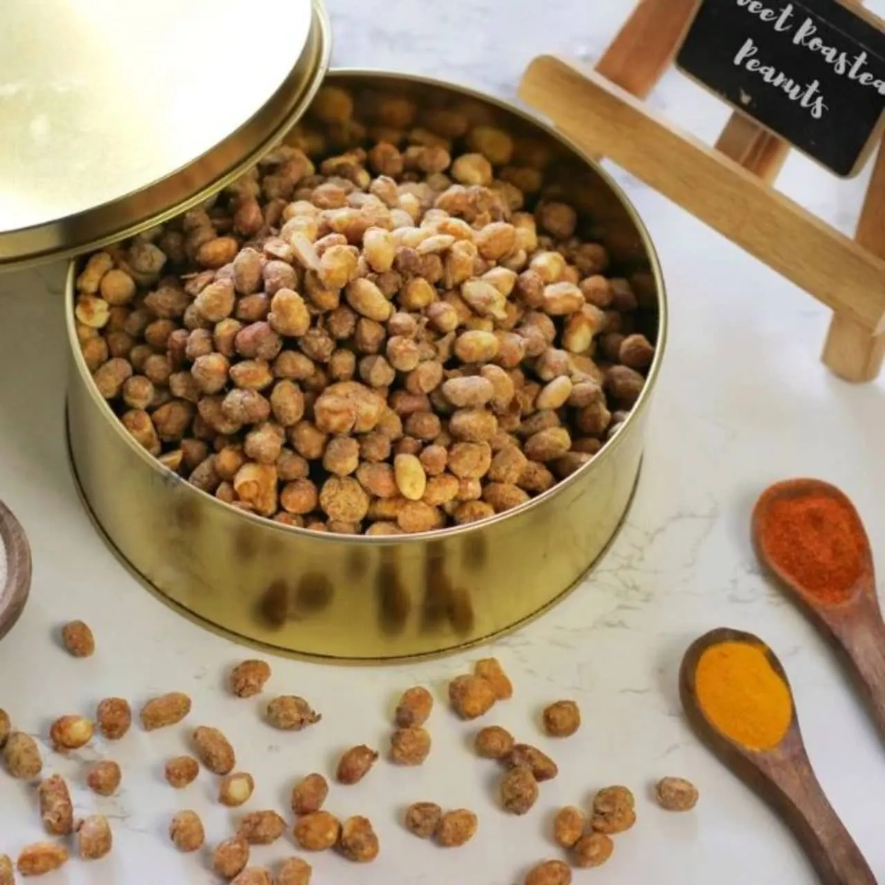 Roasted Masala Peanuts (Sweet)