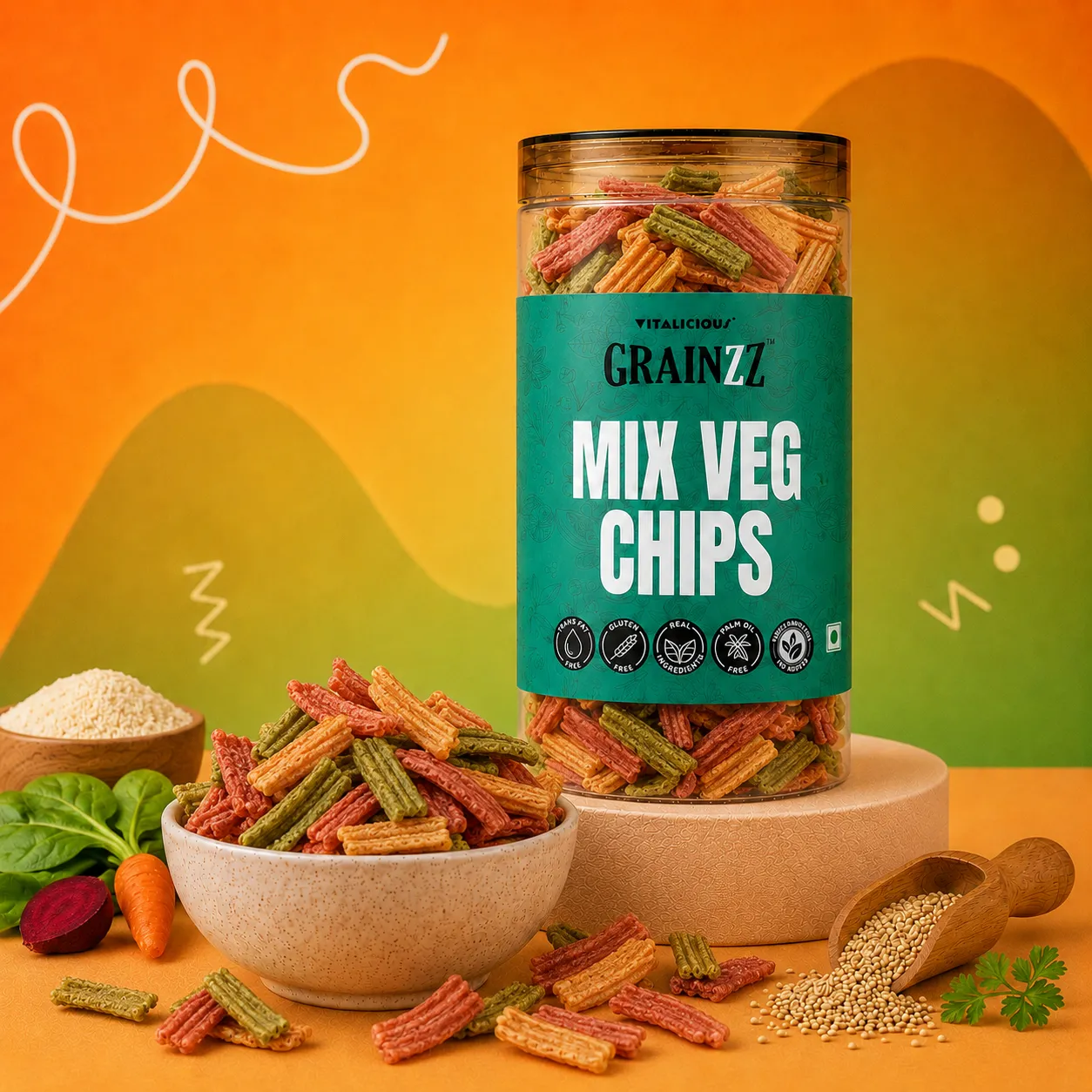 Mix Veg Chips - Masala
