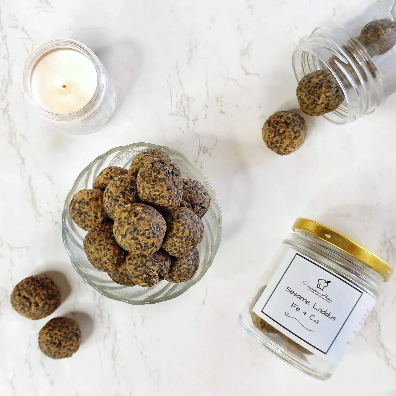 Sesame Iron & Calcium Laddu for Strong Bones | 18-20g each