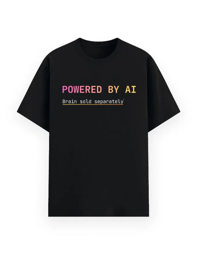 Powered by AI Unisex Classic T-Shirt