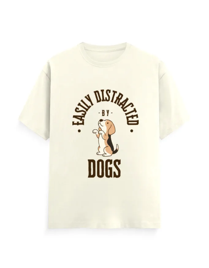 Easily Distracted by Dogs Unisex Classic T-Shirt
