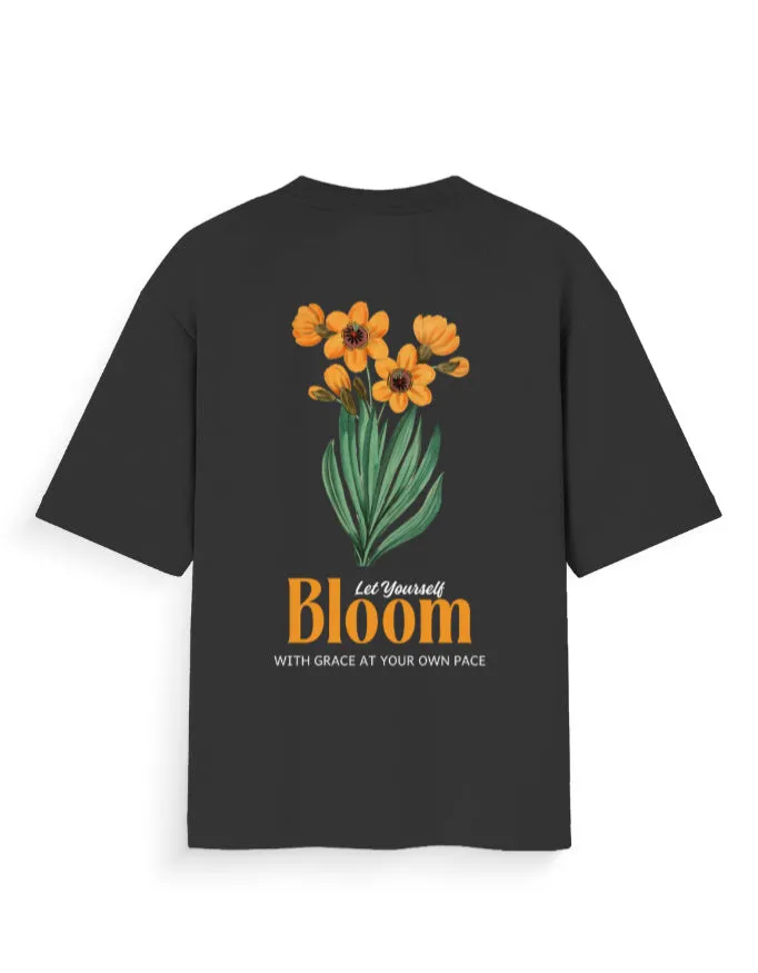 Bloom with Grace Unisex Oversized T-Shirt