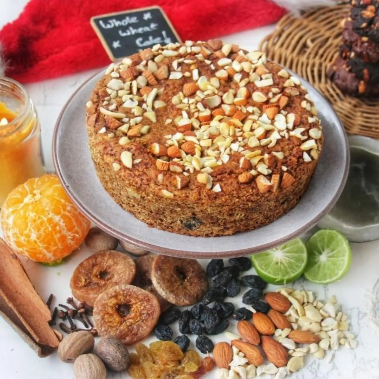 Gluten-Free Plum Cake - Fruit Sweetened- Alcohol-free- Plant-based | 550g