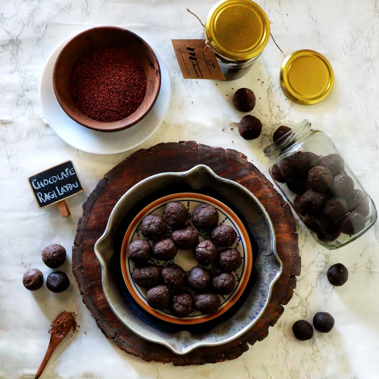 Chocolate Ragi Laddu 