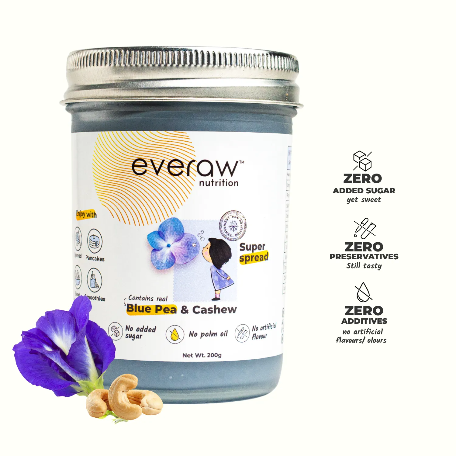 Blue Vanilla Cashew Butter