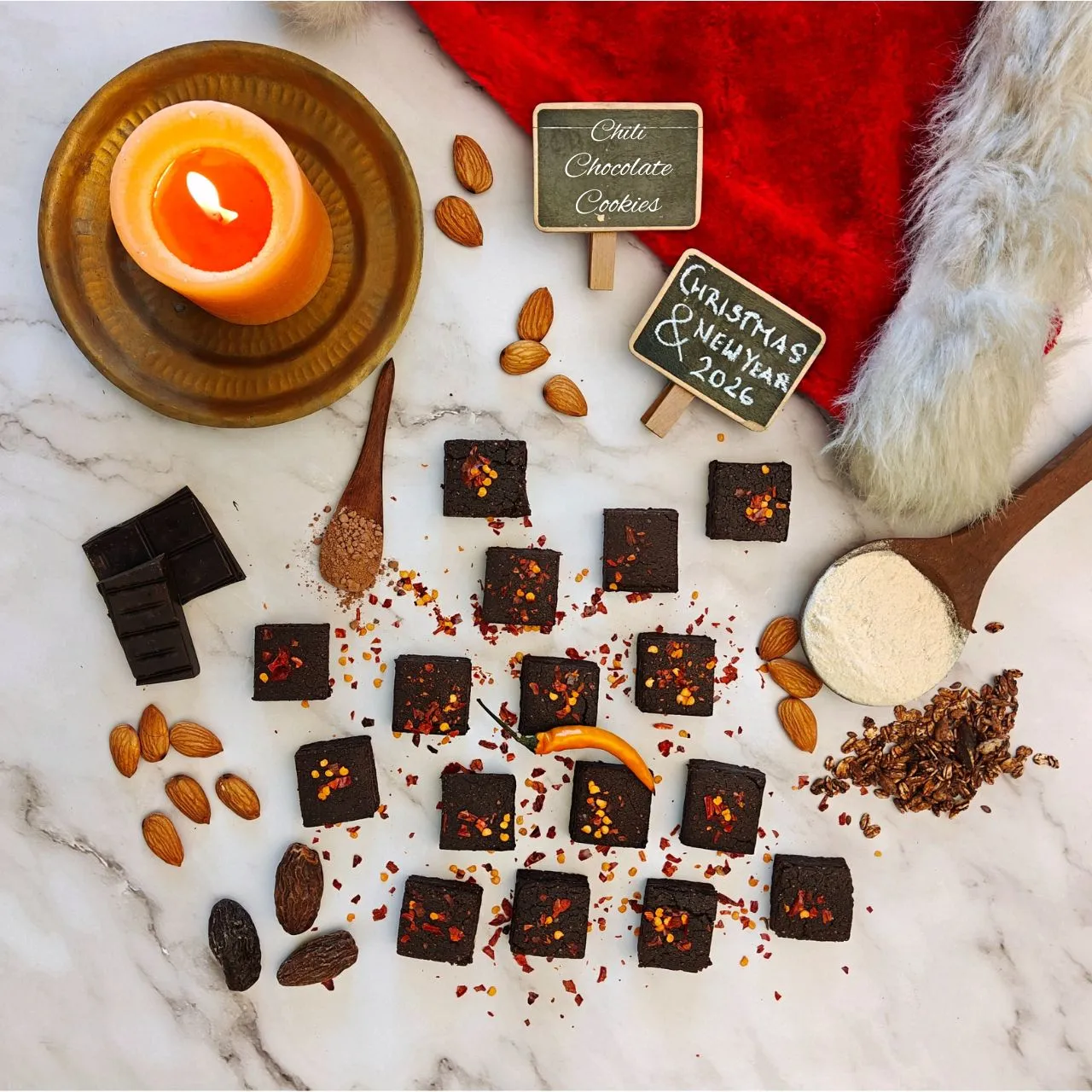 Chilli Chocolate Stuffed Cookies | Christmas Cookies Gift Box