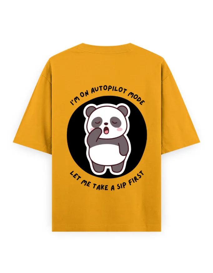 Autopilot mode Unisex Oversized T-Shirt