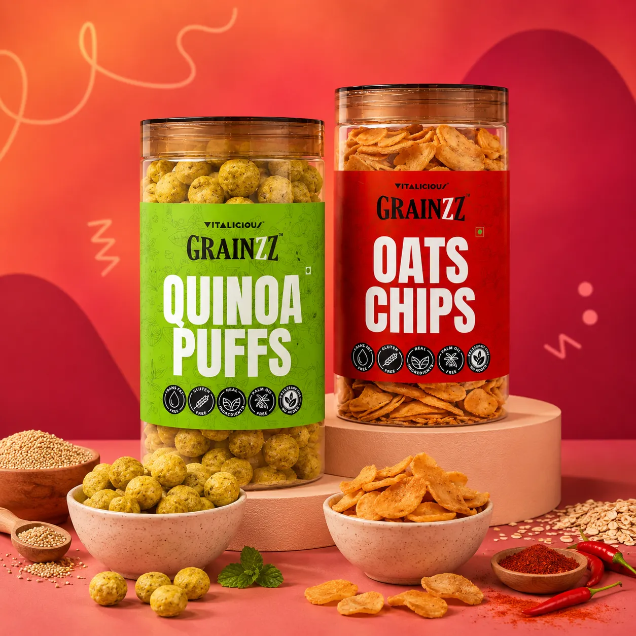 Grainzz Oats & Quinoa Light Snack Combo