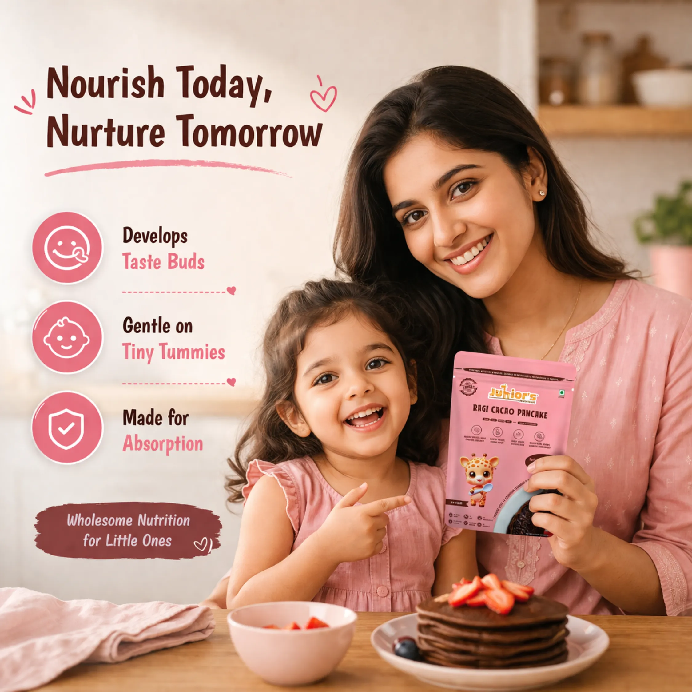 Ragi Cacao Pancake