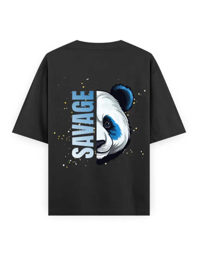 Savage Panda Unisex Oversized T-Shirt