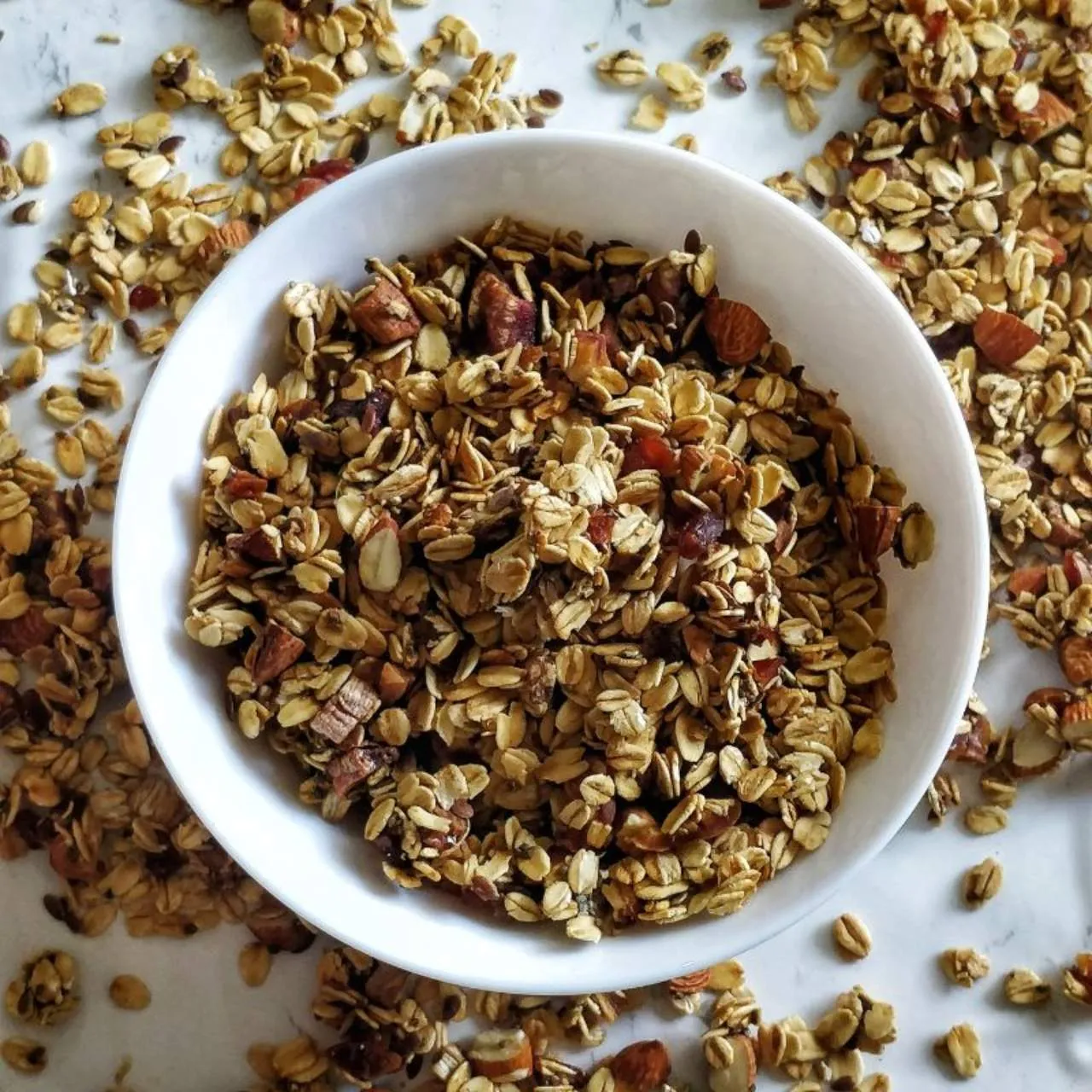 Granola - Dried Banana - Crunchy Almonds | Gluten-free- Diabetic Friendly - Plant-based