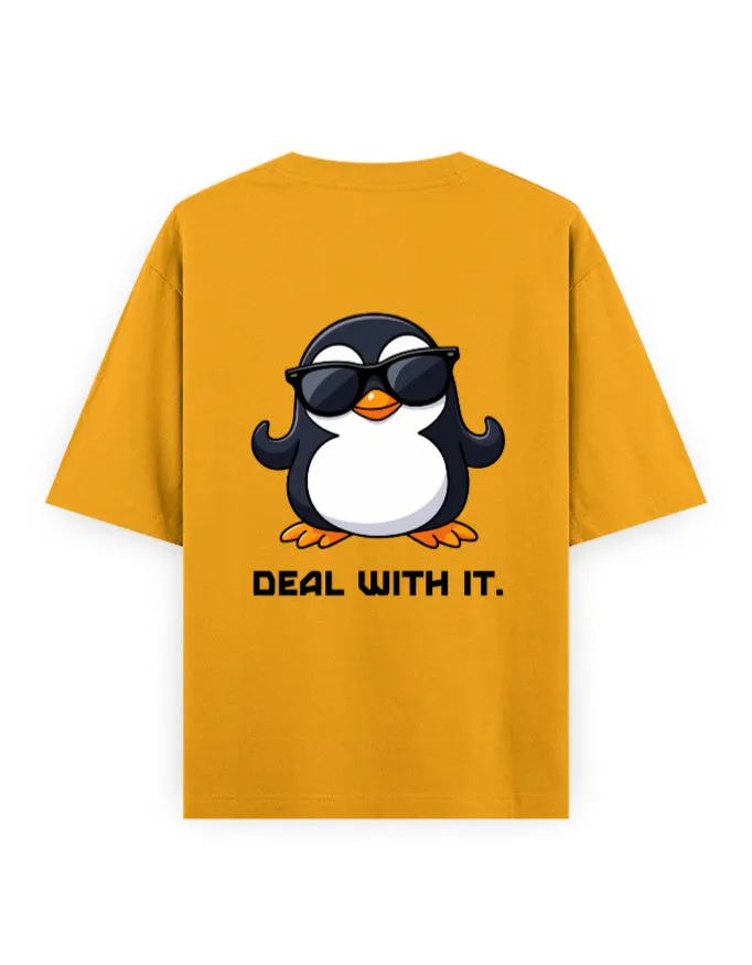 Deal With It Unisex Oversized T-Shirt