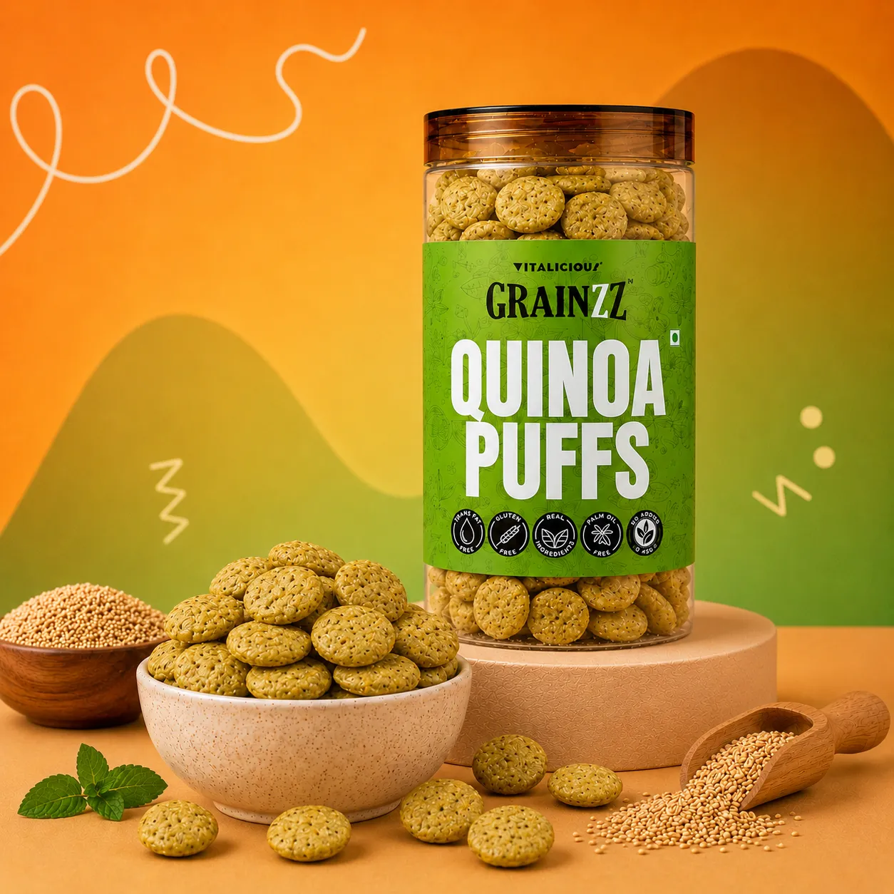 Quinoa Puffs (Royal Mint)