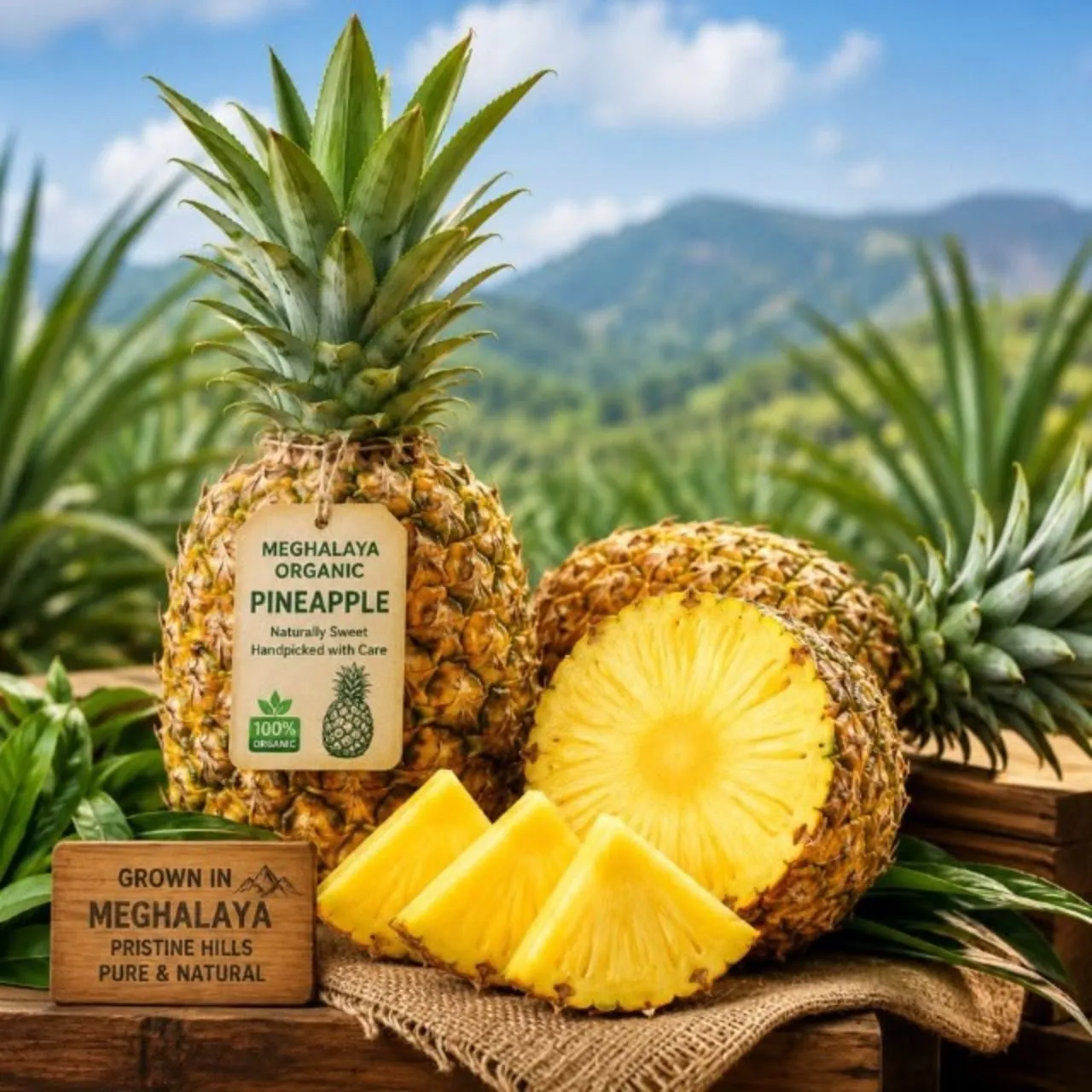 Meghalaya Organic Pineapple