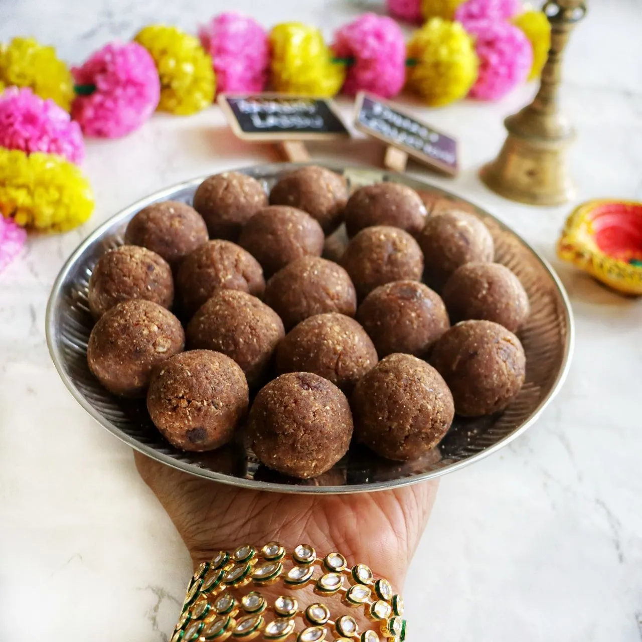 Coconut Chia Laddu - Diwali Special