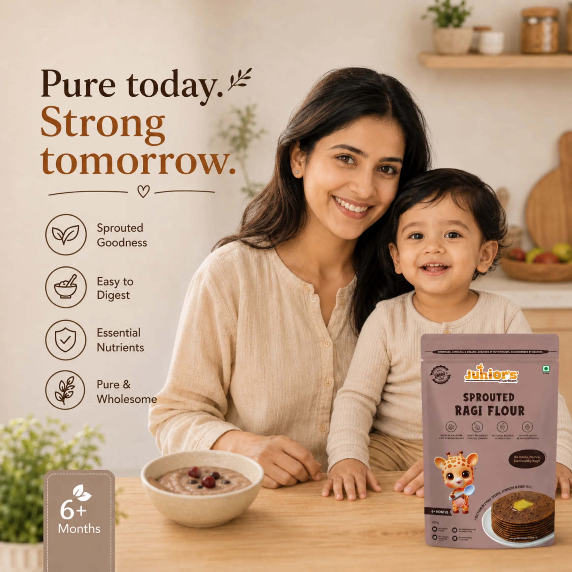 Sprouted Ragi Flour