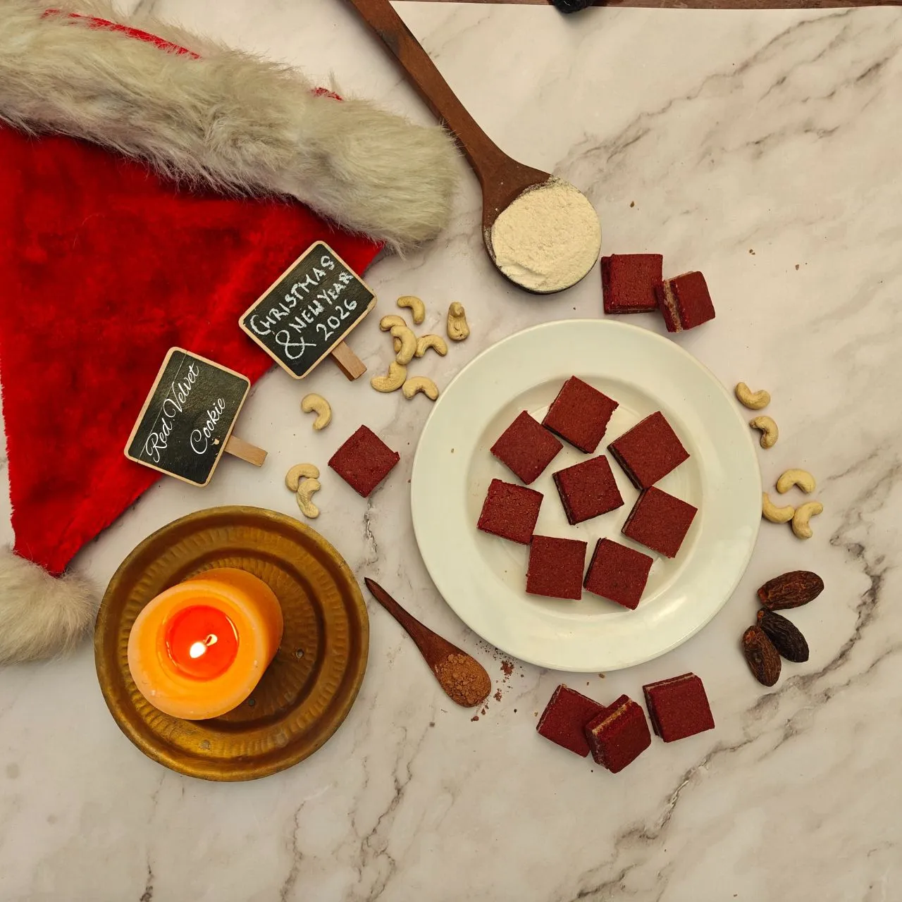 Red Velvet Cookies | Christmas Cookies Gift Box