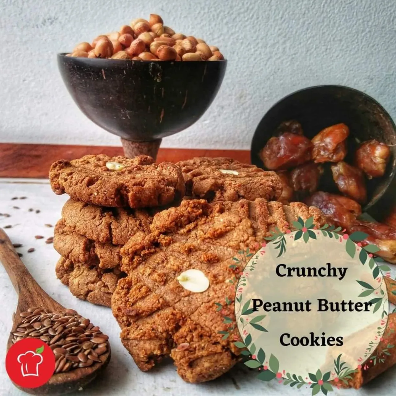 Crunchy Peanut Butter Cookies 