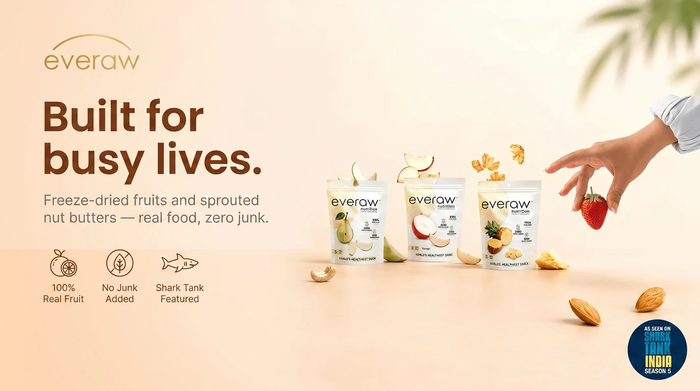 Everaw Nutrition — freeze-dried fruits and sprouted nut butters