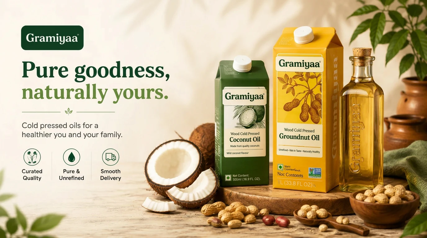 Gramiyaa — cold pressed oils for a healthier family